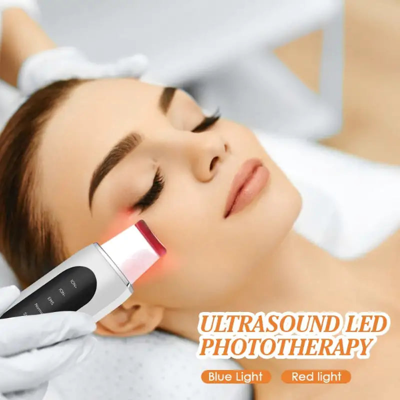 Ultrasonic Facial Skin Scrubber Device