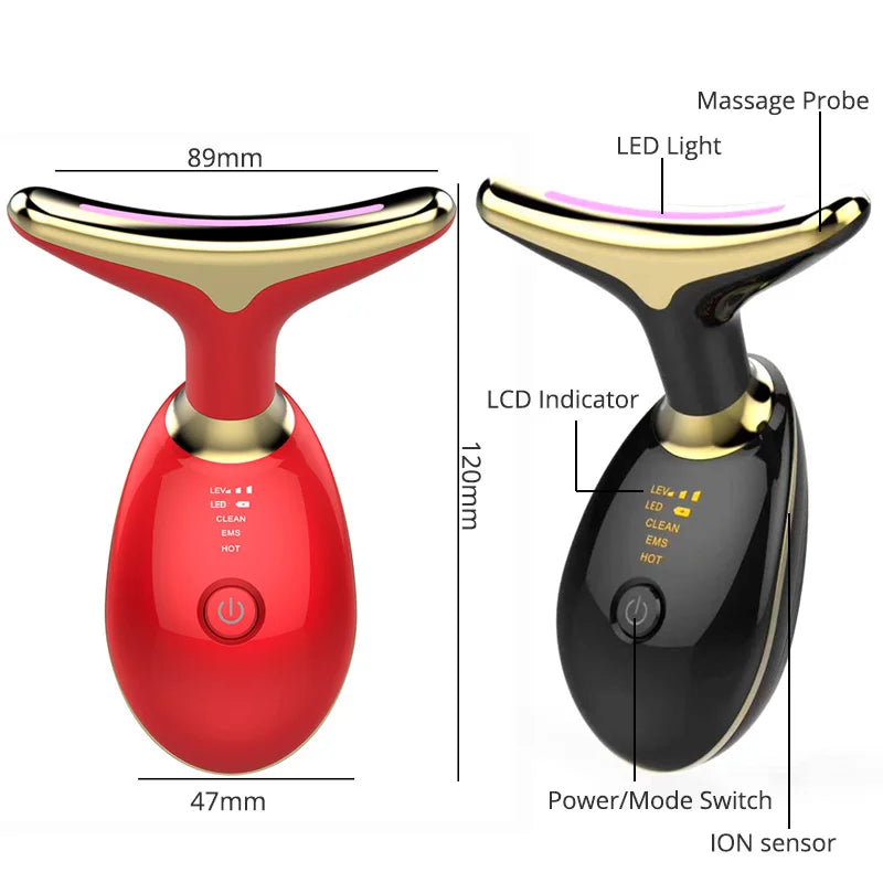 EMS Micro-Current Neck Beauty Device